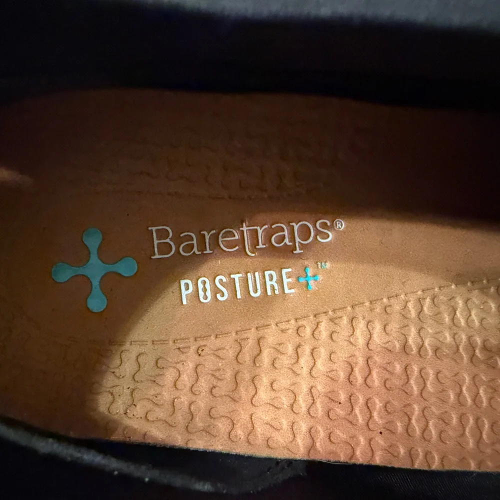 Baretraps Posture Women’s Black Wedge Slip-On Shoes Size, Size 7